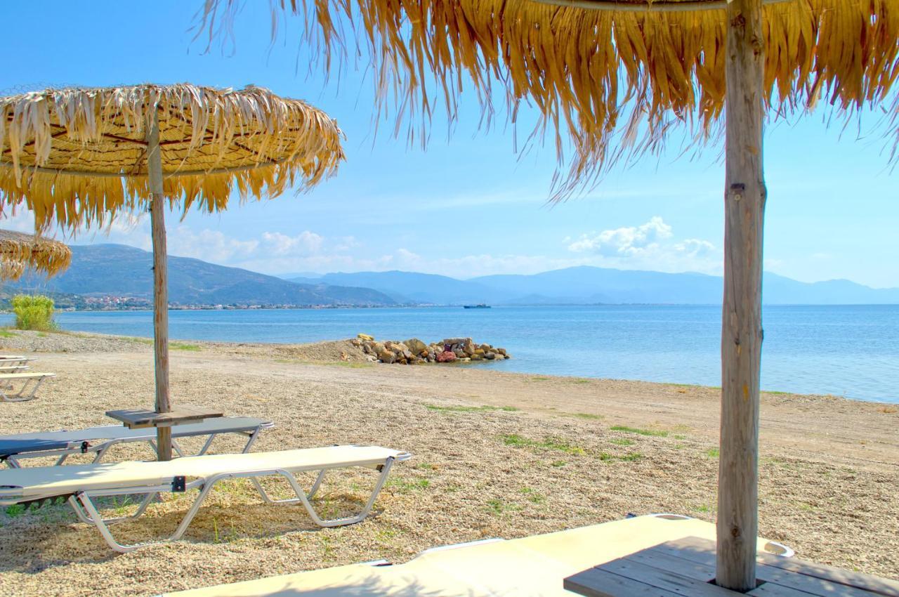 Epipleon Luxury Suites -106- Δωμάτιο 40Τμ Με Βεράντα 45Τμ Μπροστά Στην Θάλασσα Нафпактос Экстерьер фото